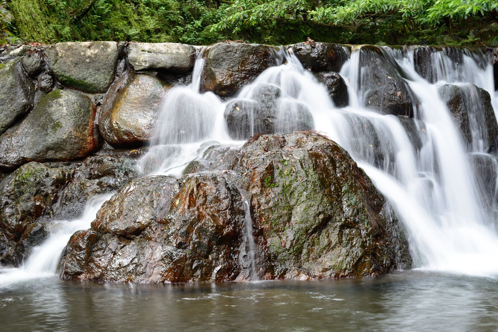 Nikon D7100 sample photo. Waterfall, flow, stream photography