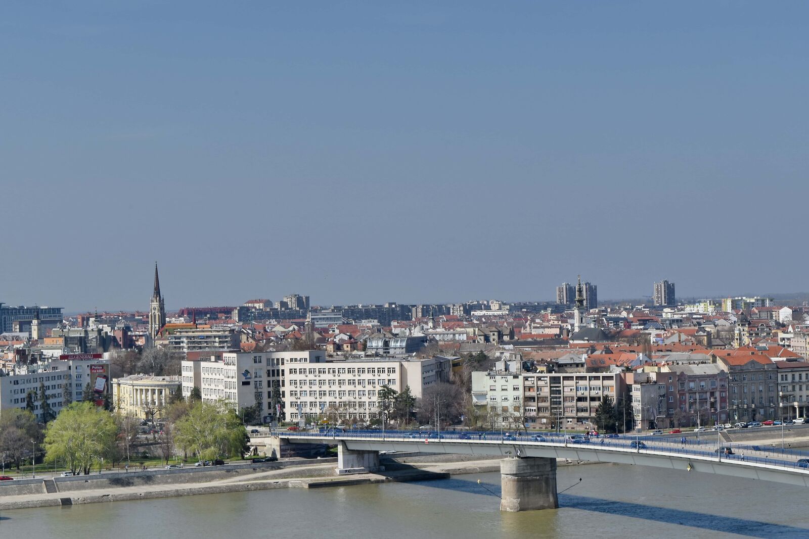Nikon D5500 sample photo. Bridge, downtown, panorama, serbia photography