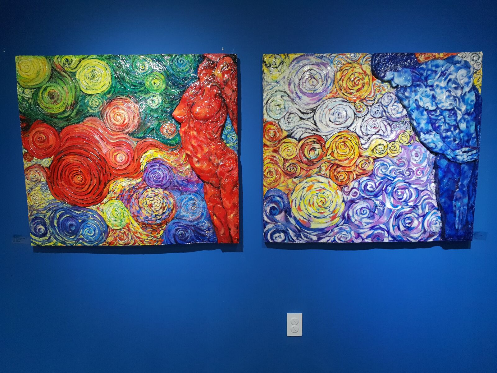 Samsung Galaxy S9+ sample photo. A museum, blue, and photography
