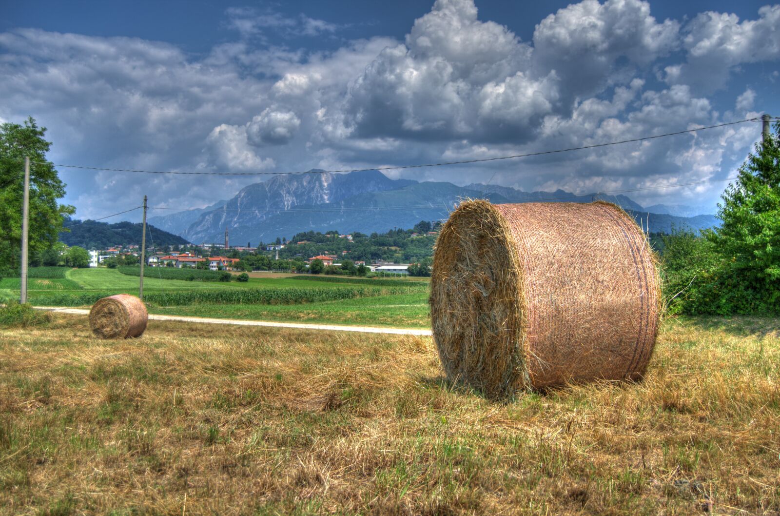 Nikon D5100 sample photo. Bales, hay, agriculture photography
