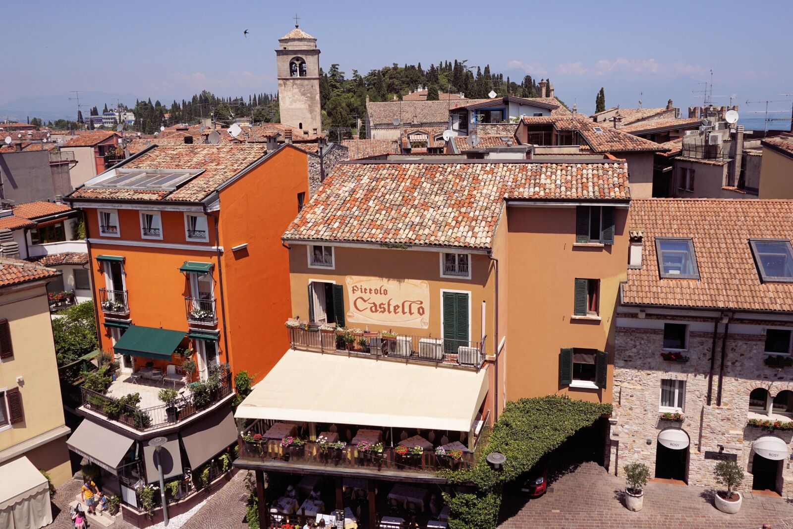 Sony a6000 sample photo. Outlook, roofs, sirmione photography