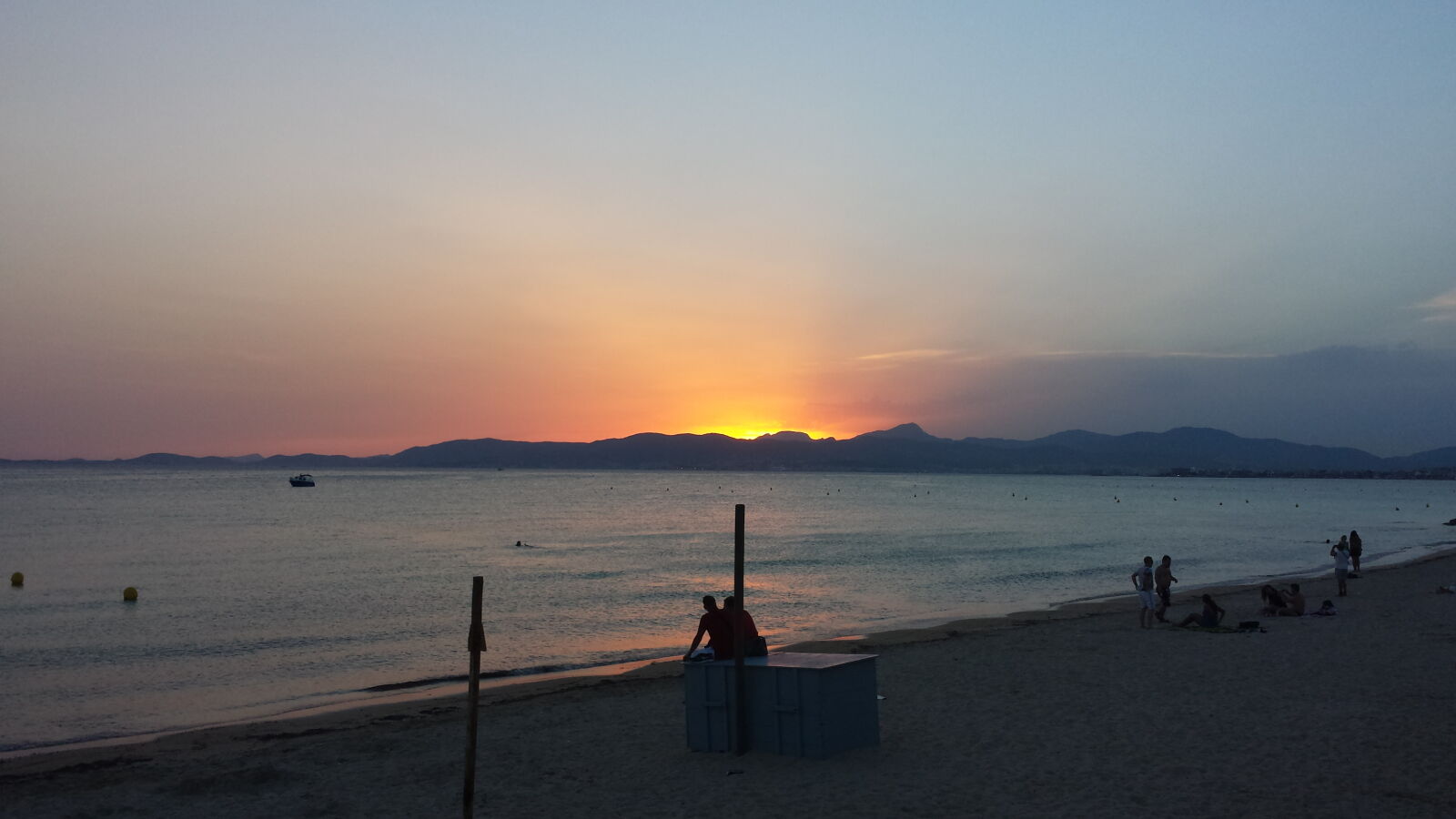 Samsung Galaxy S4 sample photo. Mountains, sea, spain, sunset photography