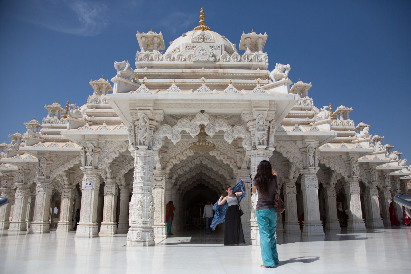 Canon EF 24-105mm F4L IS USM sample photo. India, shree swaminarayan temple photography