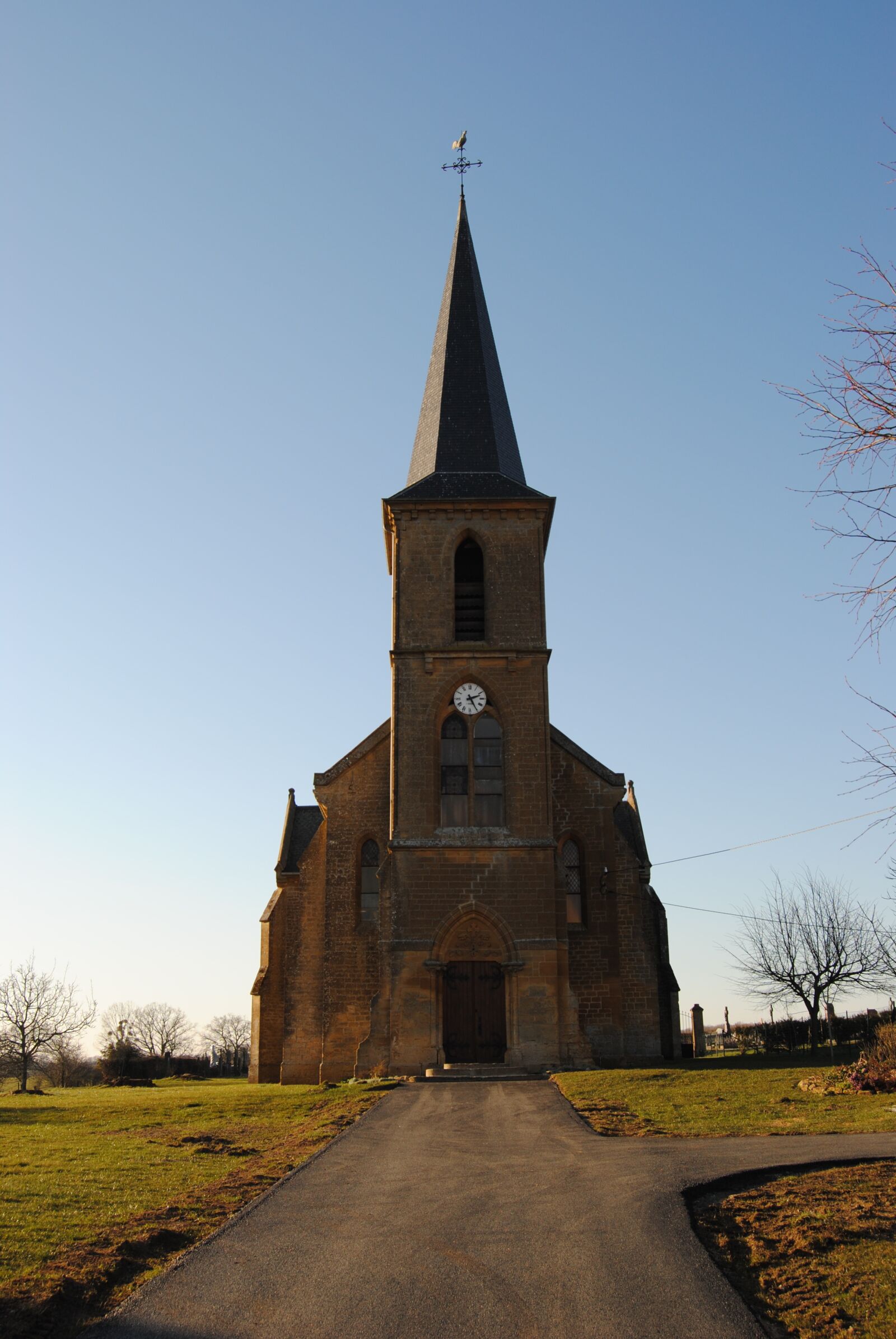 Nikon D3000 sample photo. Church, sky, cross photography