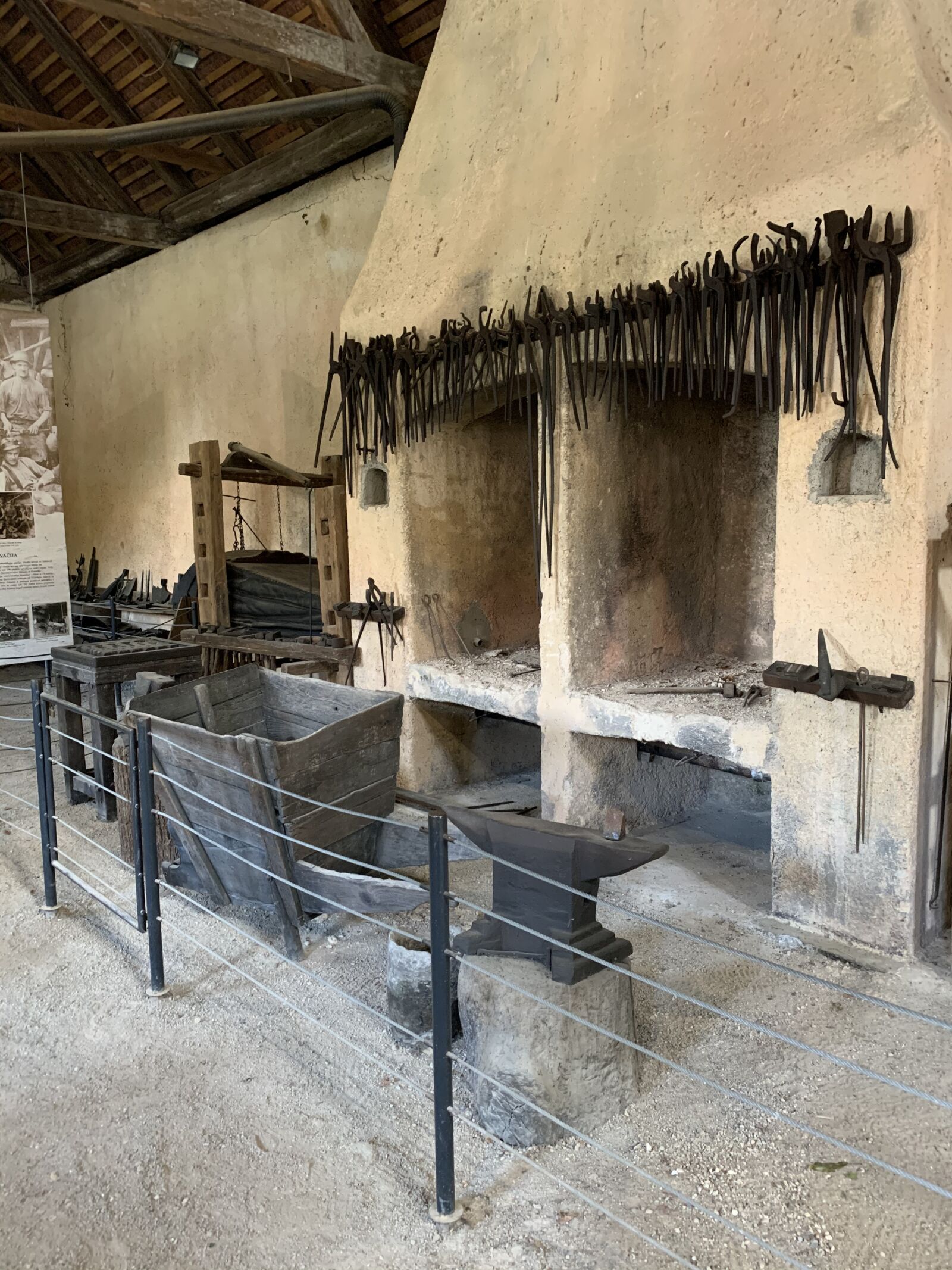 iPhone XS Max back dual camera 4.25mm f/1.8 sample photo. Museum, blacksmith, historically photography