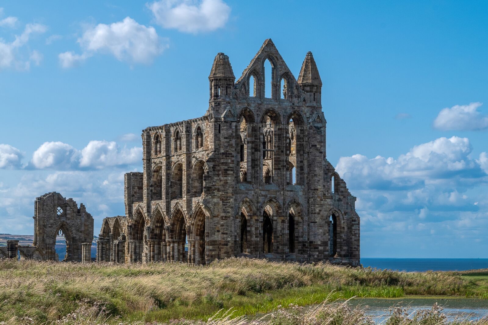 Pentax K-S2 sample photo. Whitby abbey, ruin, monastery photography