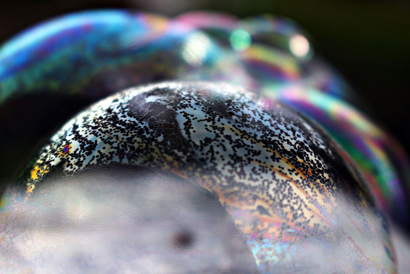 Canon EOS 100D (EOS Rebel SL1 / EOS Kiss X7) sample photo. Bubble, pattern, soap bubble photography