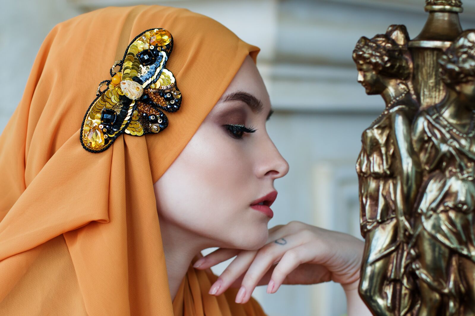 Canon EOS 70D + Canon EF 50mm F1.4 USM sample photo. Girl, makeup, beautiful photography