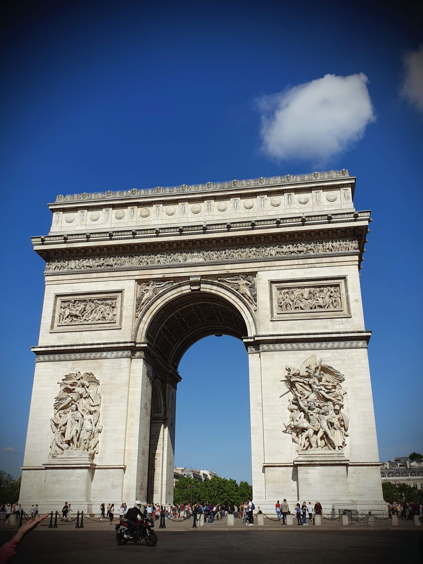 Samsung Galaxy Note9 sample photo. Paris, arc, triumph photography