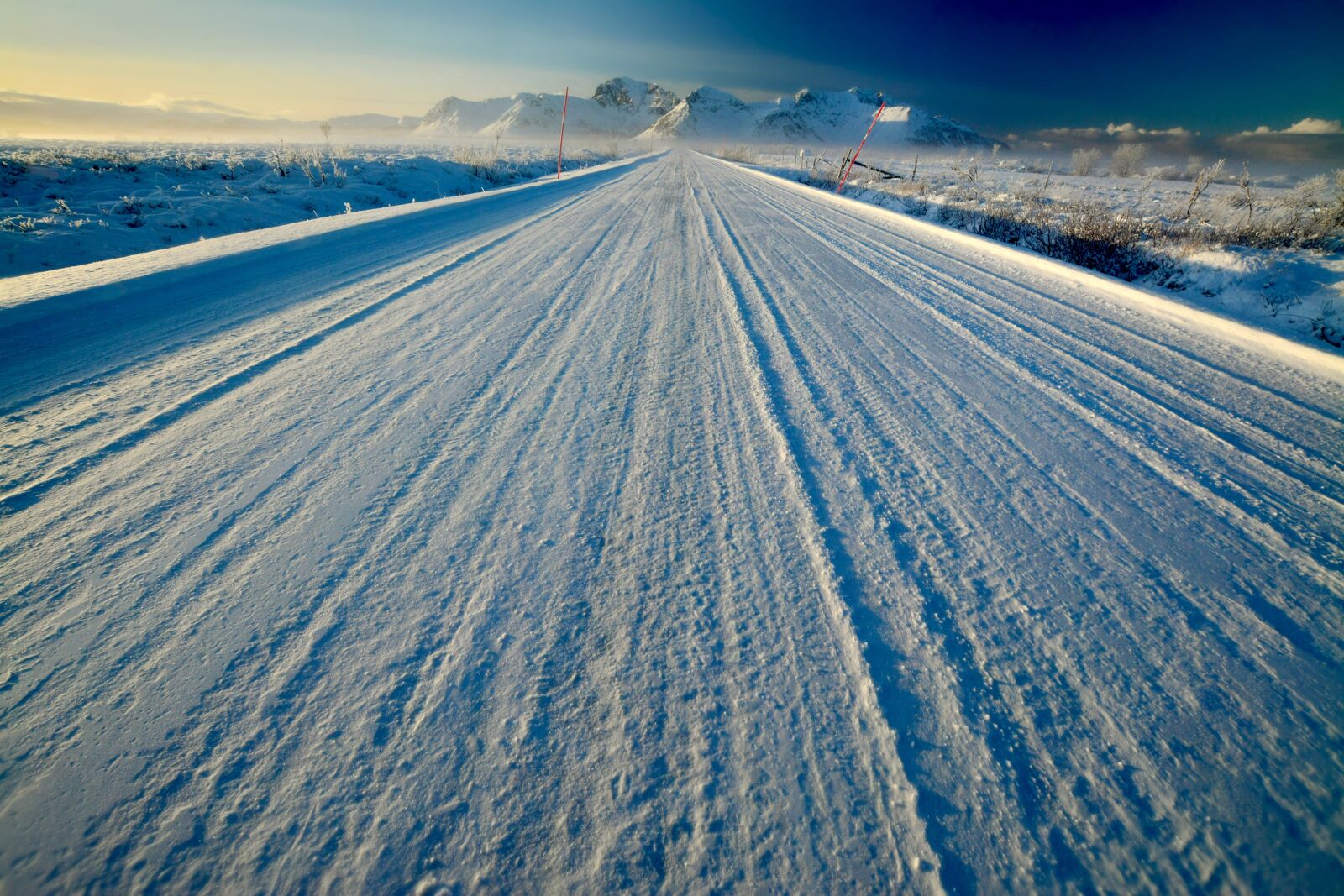Nikon D7100 sample photo. Path, snow, winter photography