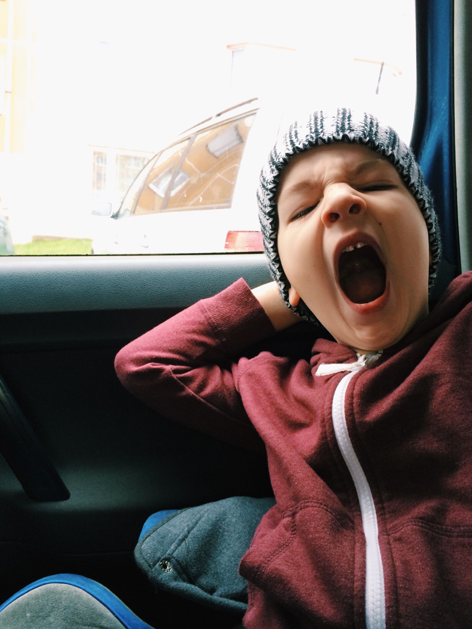 iPhone 5s back camera 4.15mm f/2.2 sample photo. Boy, brother, car, child photography
