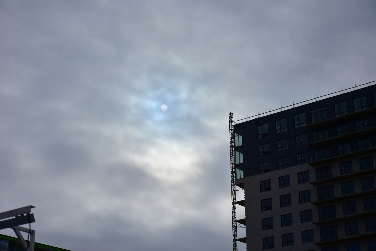Nikon D7200 sample photo. Sun, orb, cloudy photography