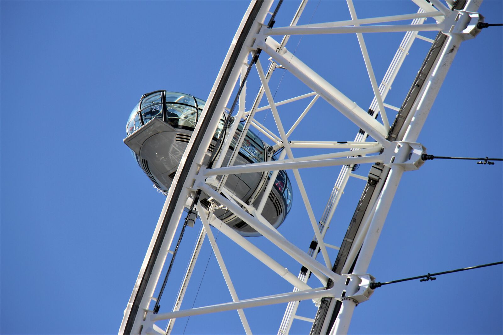 Canon EOS 7D sample photo. London eye, london, structure photography