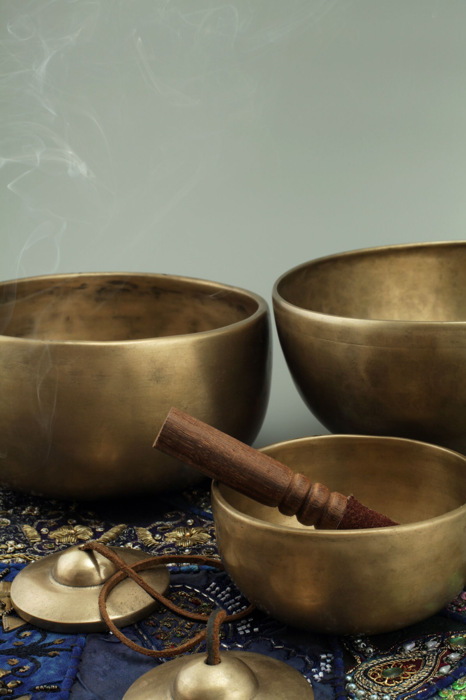 Canon EOS 5D Mark II sample photo. Singing bowls, meditation, sound photography