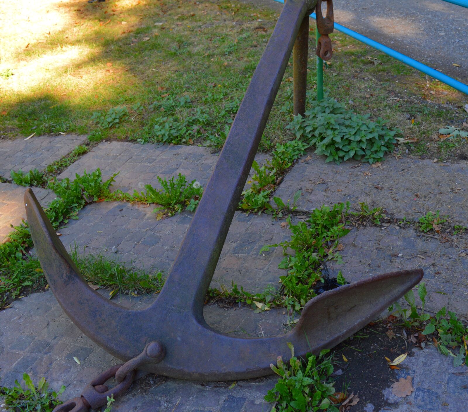 Nikon D3200 sample photo. Anchor, metal, ship anchor photography