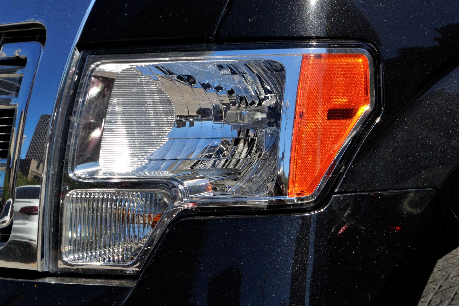 Nikon D3100 sample photo. Ford f150, headlamp, light photography