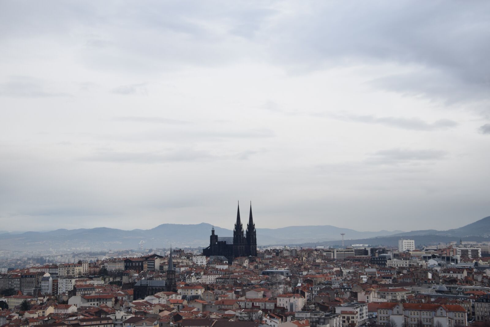 Nikon D5300 sample photo. Clermont-ferrand, cathedral, landscape photography