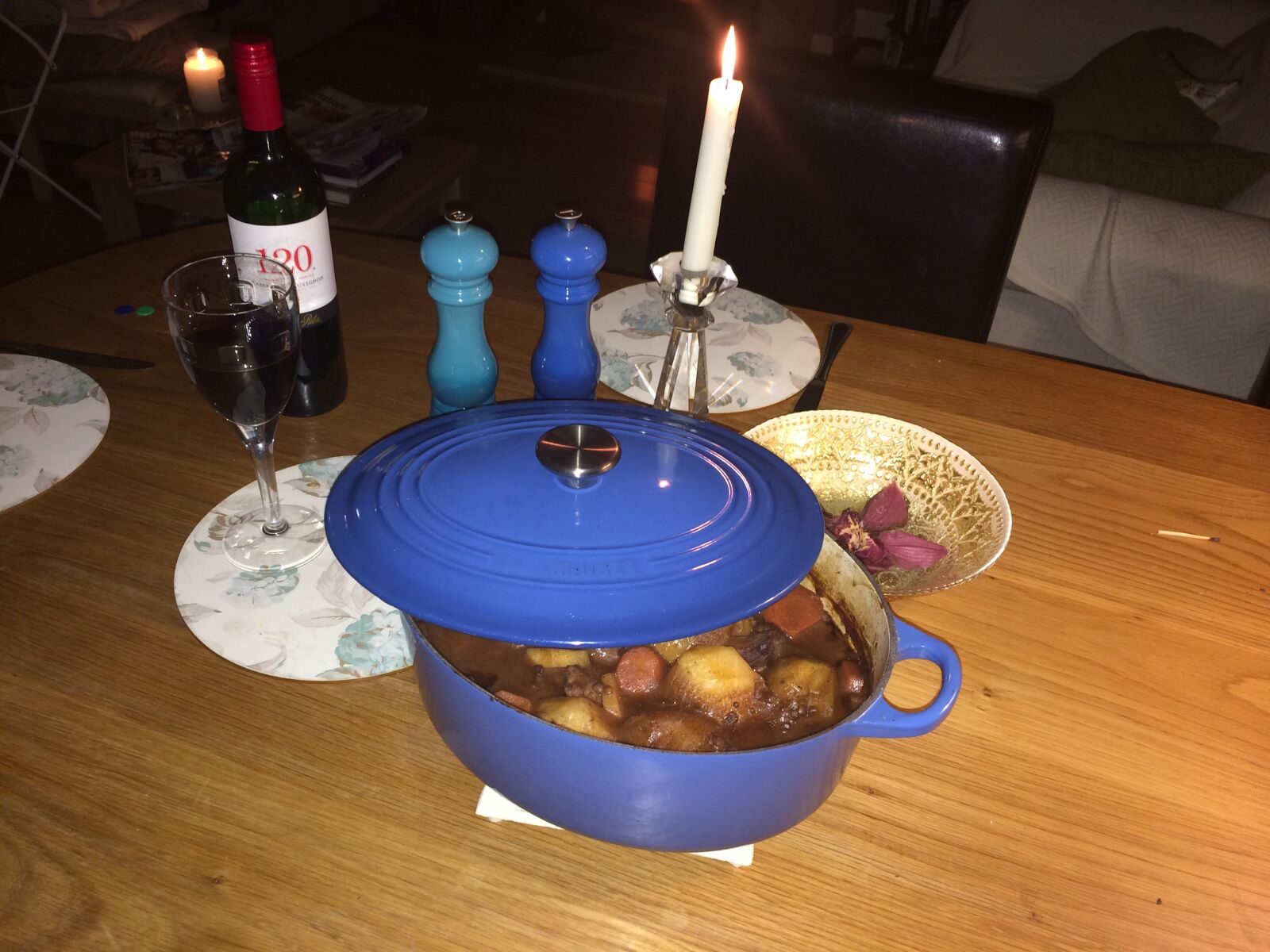 iPhone 5s back camera 4.12mm f/2.2 sample photo. Beef, irish, casserole photography