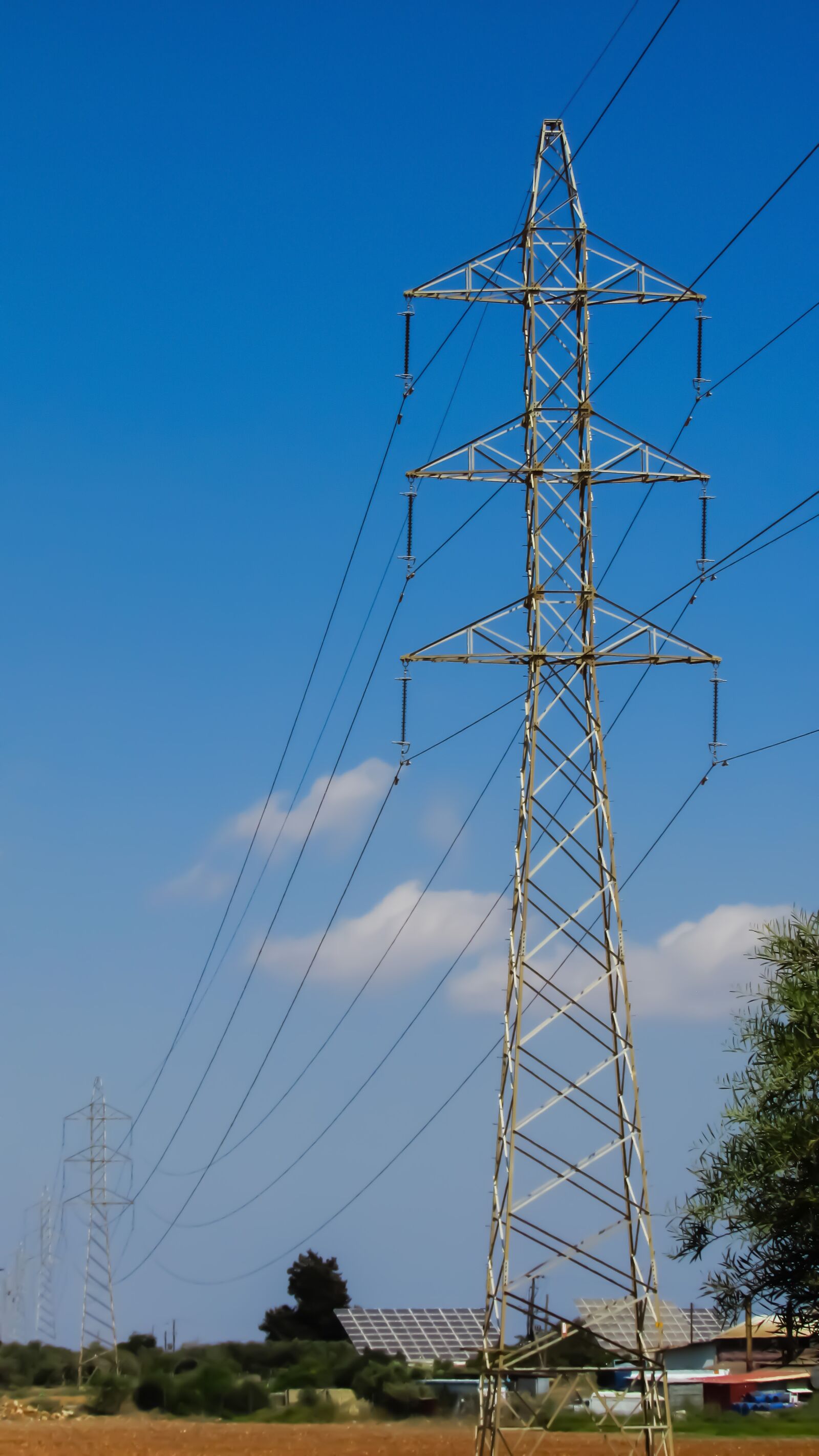 Canon PowerShot SX400 IS sample photo. High voltage, pylon, power photography