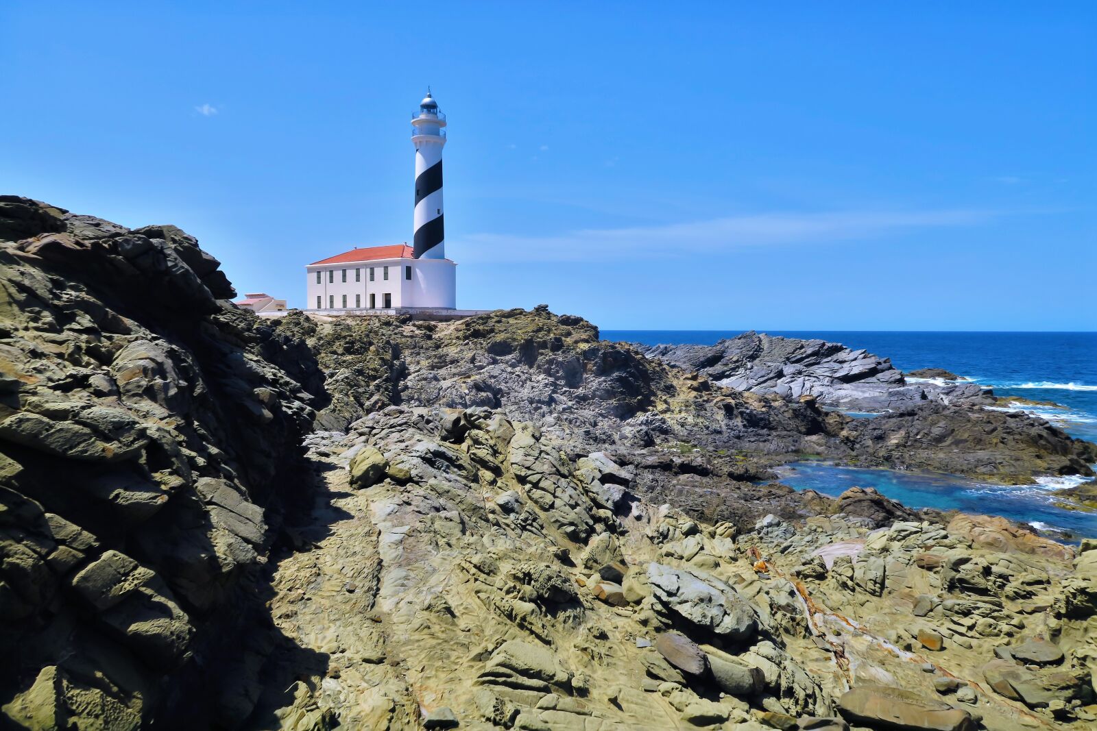 Canon PowerShot G7 X sample photo. Side, lighthouse, minorca photography