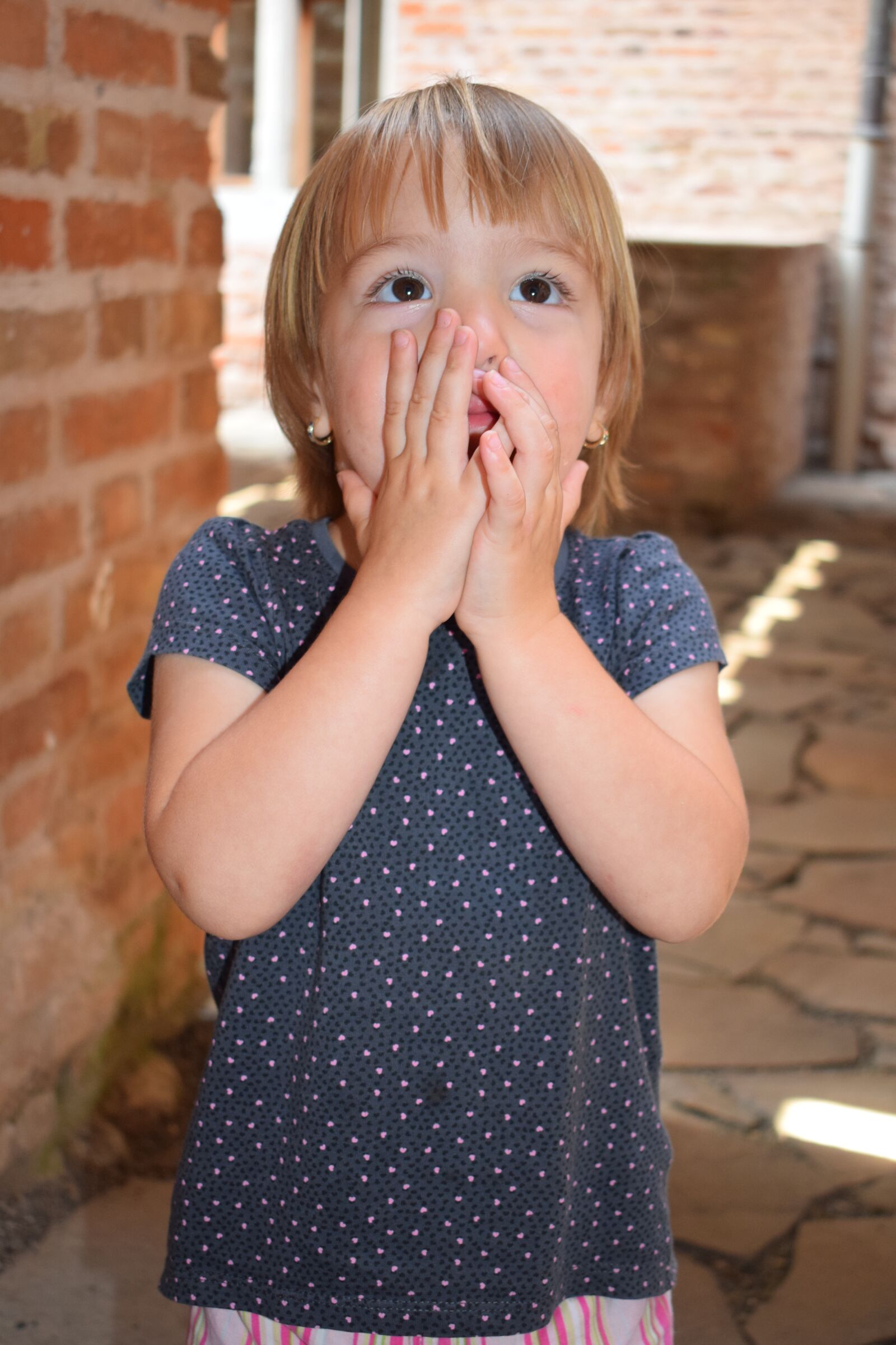 Nikon D5300 sample photo. Kid, surprise, emotion photography