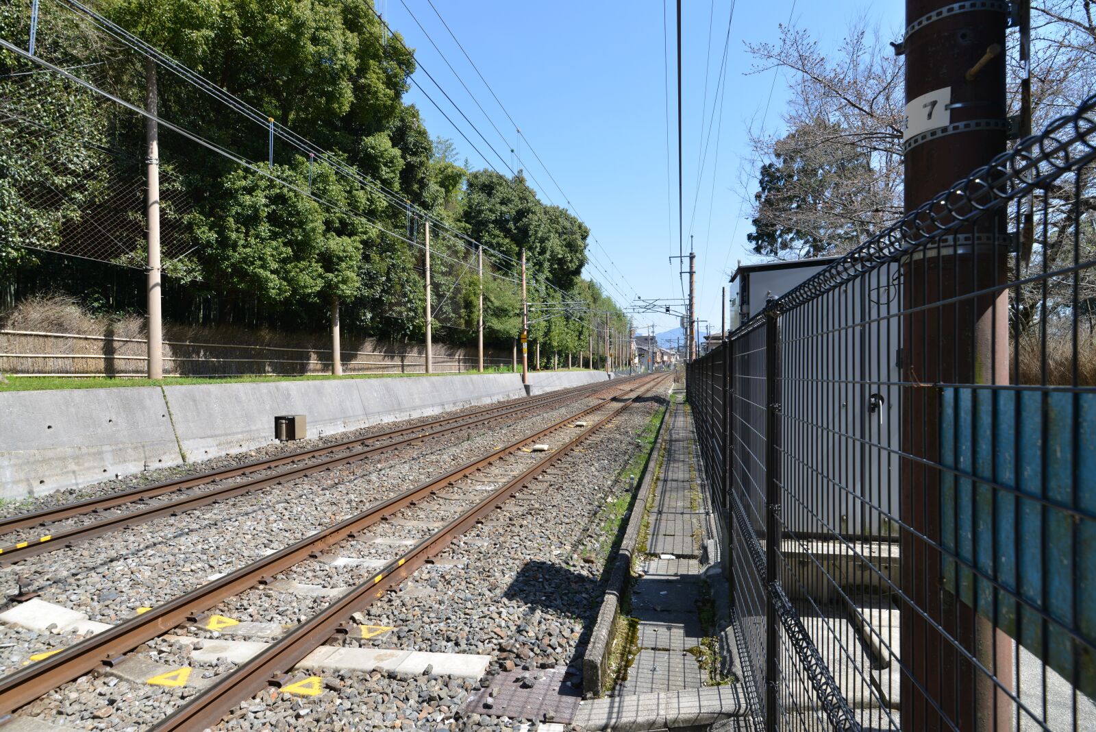 Nikon D800 sample photo. Railway, the railroad line photography
