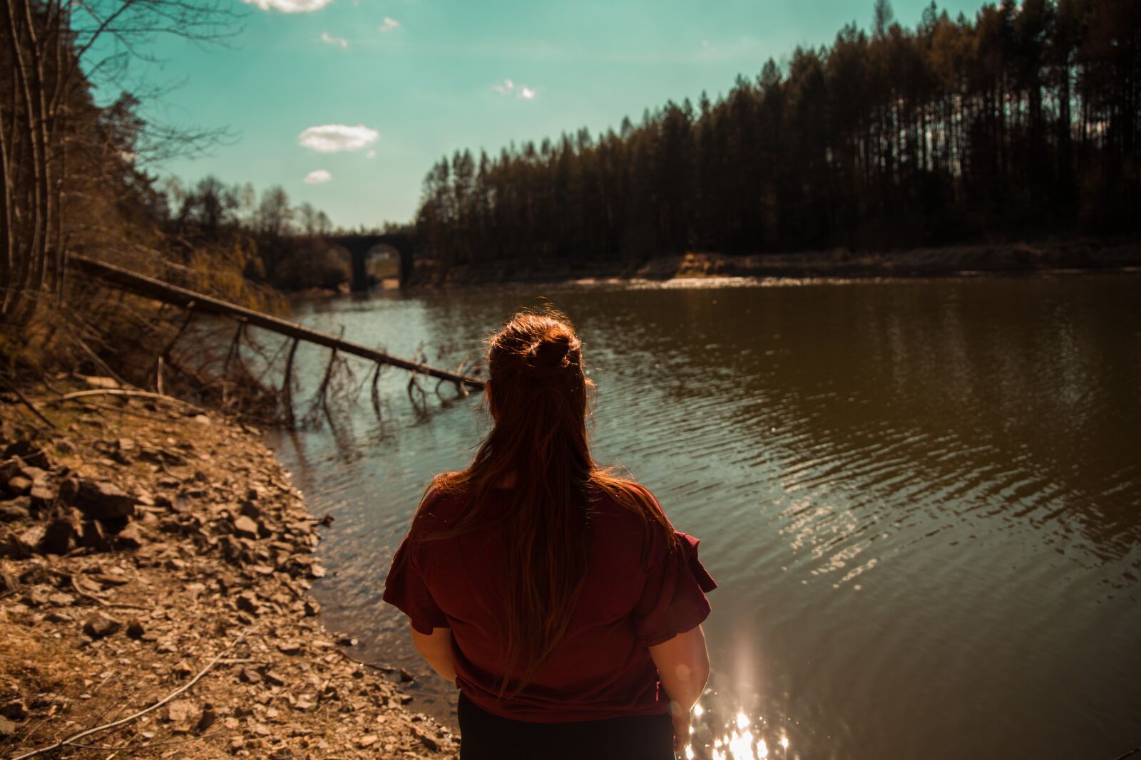 Canon EOS 6D sample photo. River, dam, water tank photography
