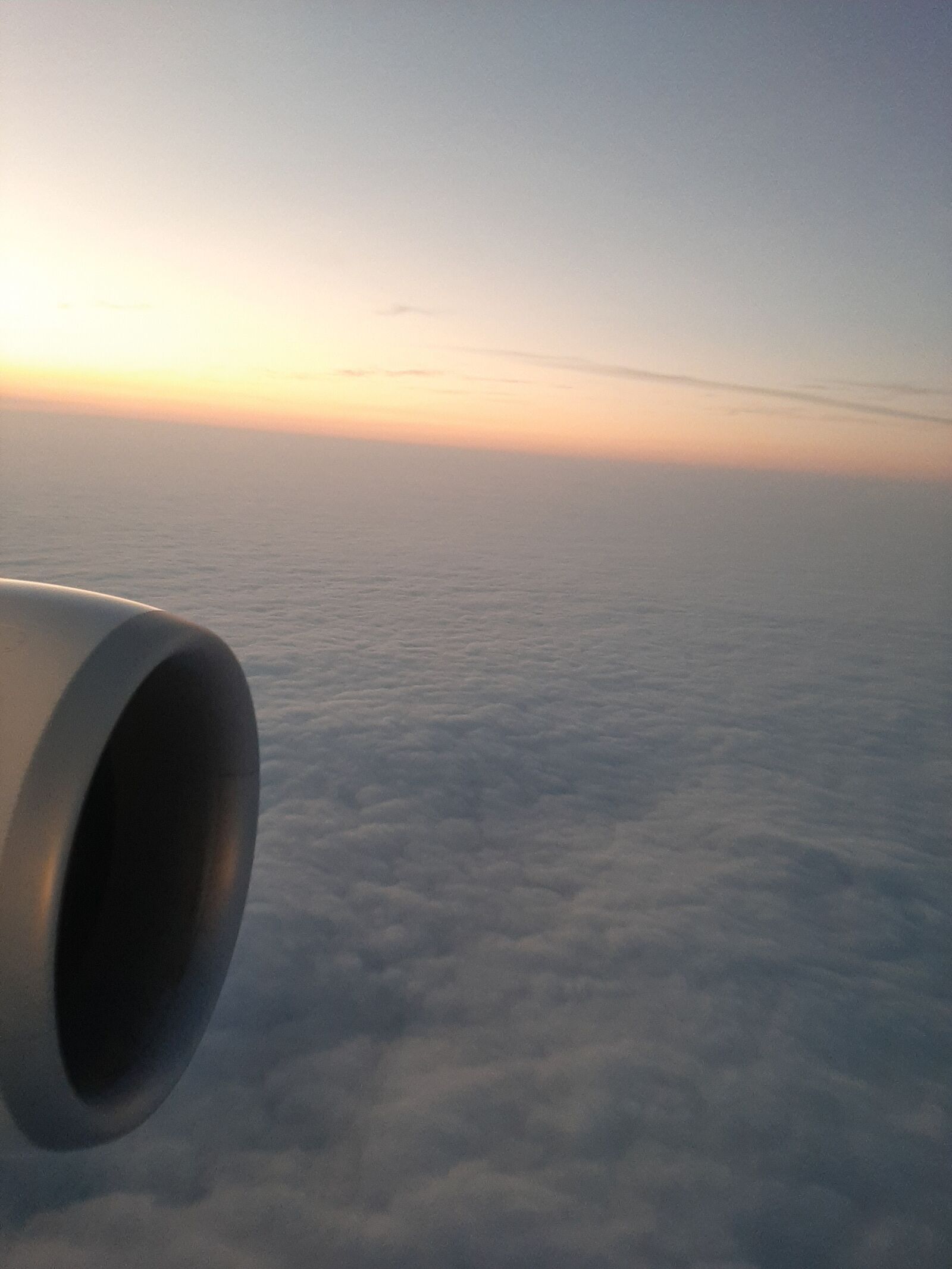 Samsung Galaxy A50 sample photo. Airplane, sky, clouds photography