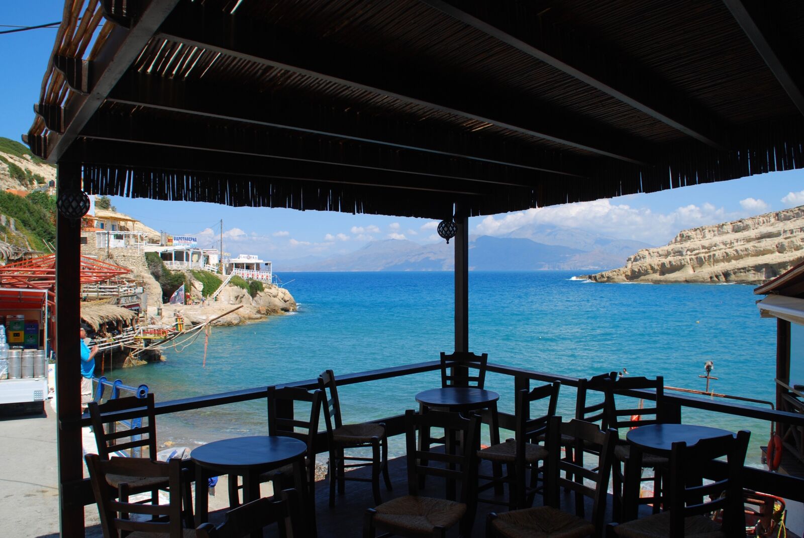 Nikon D60 sample photo. View, terrace, tavern photography