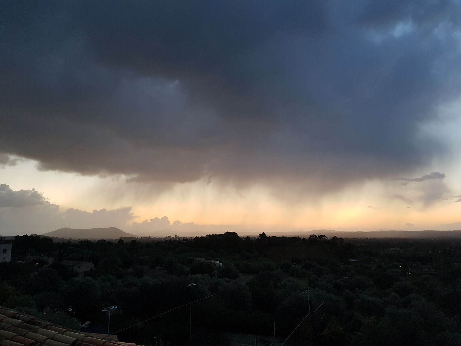 Samsung Galaxy S8 sample photo. Rain over inca, rain photography