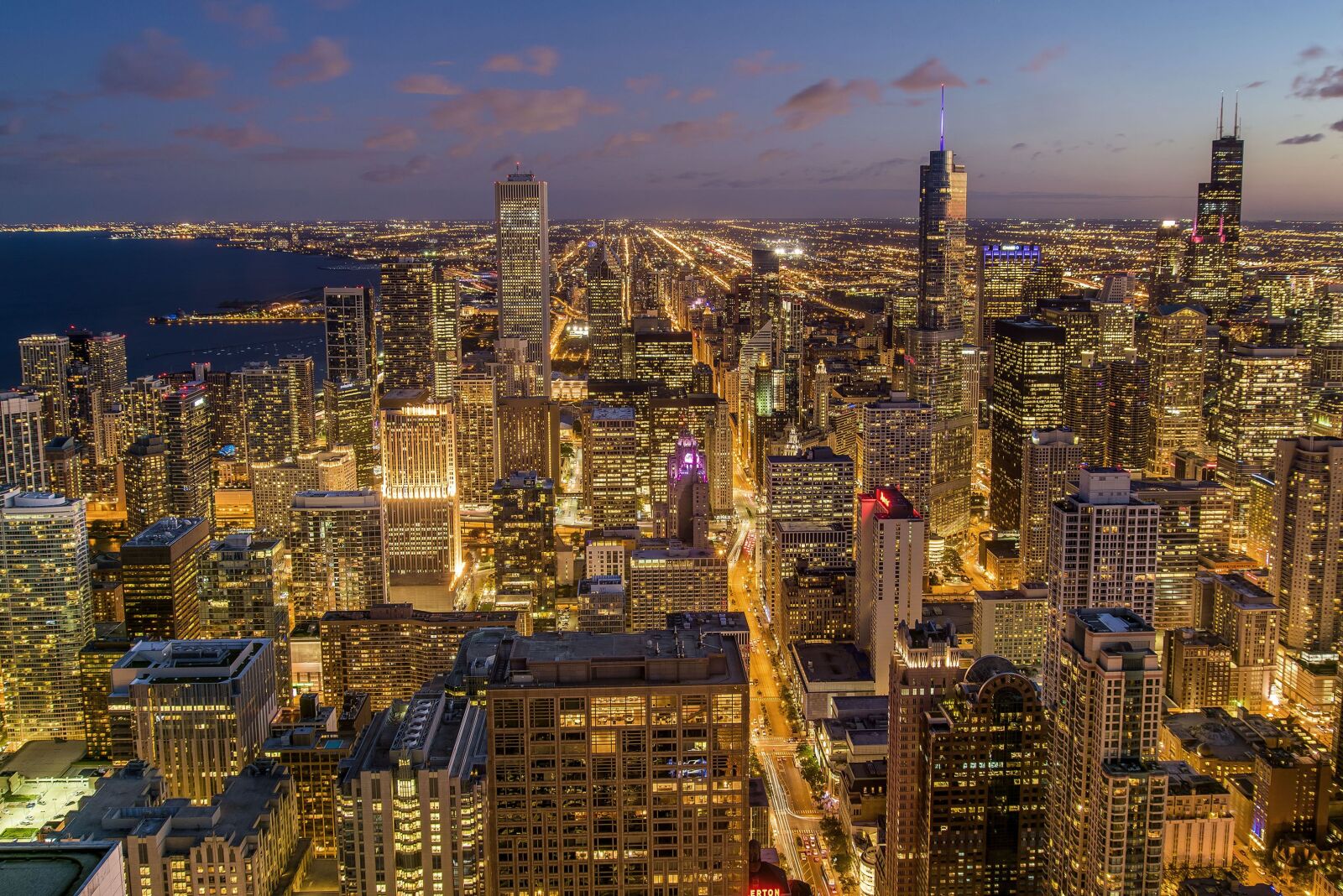 Nikon D750 sample photo. Chicago, city, night photography