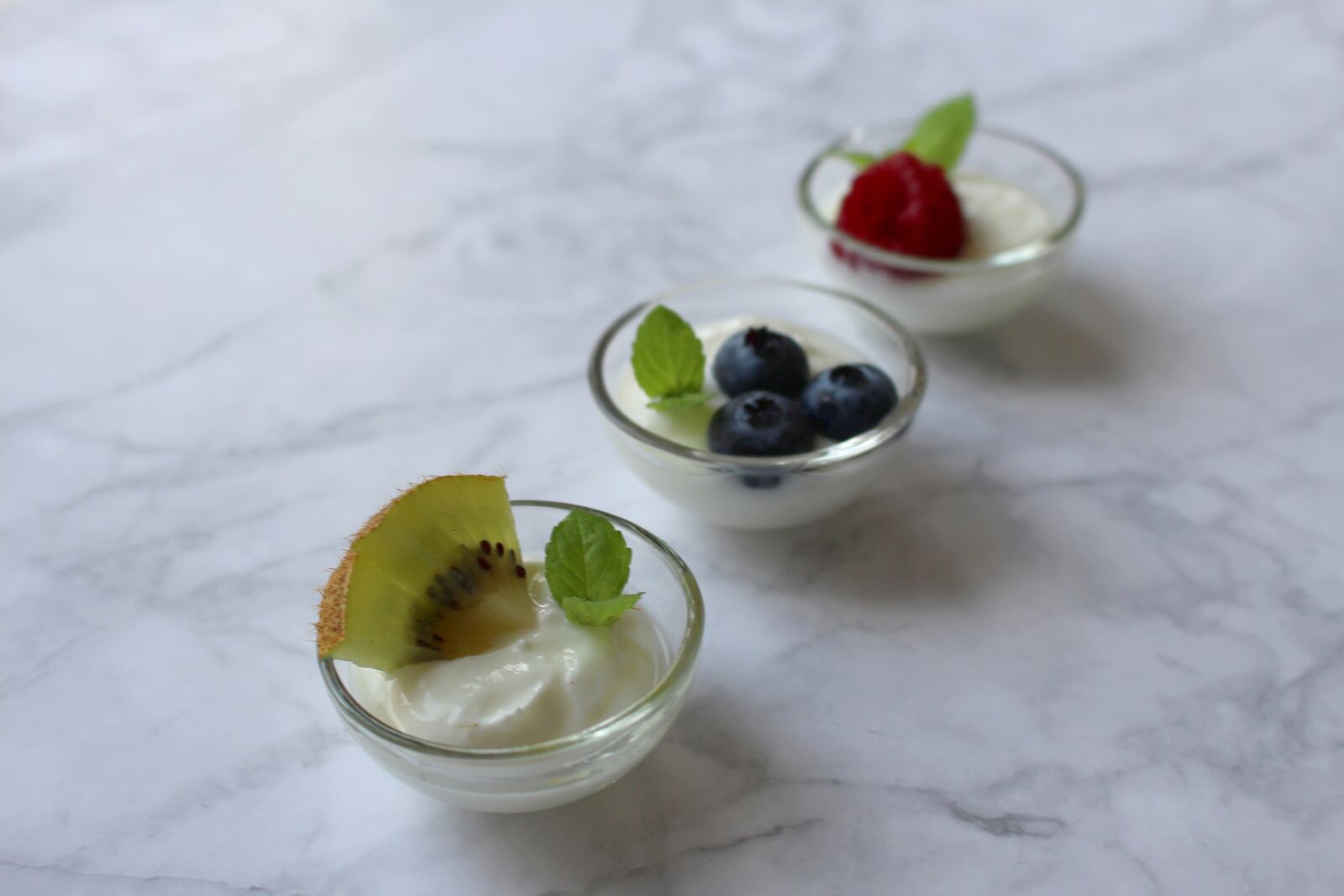 Canon EOS 700D (EOS Rebel T5i / EOS Kiss X7i) sample photo. Yogurt, berries, blueberry photography
