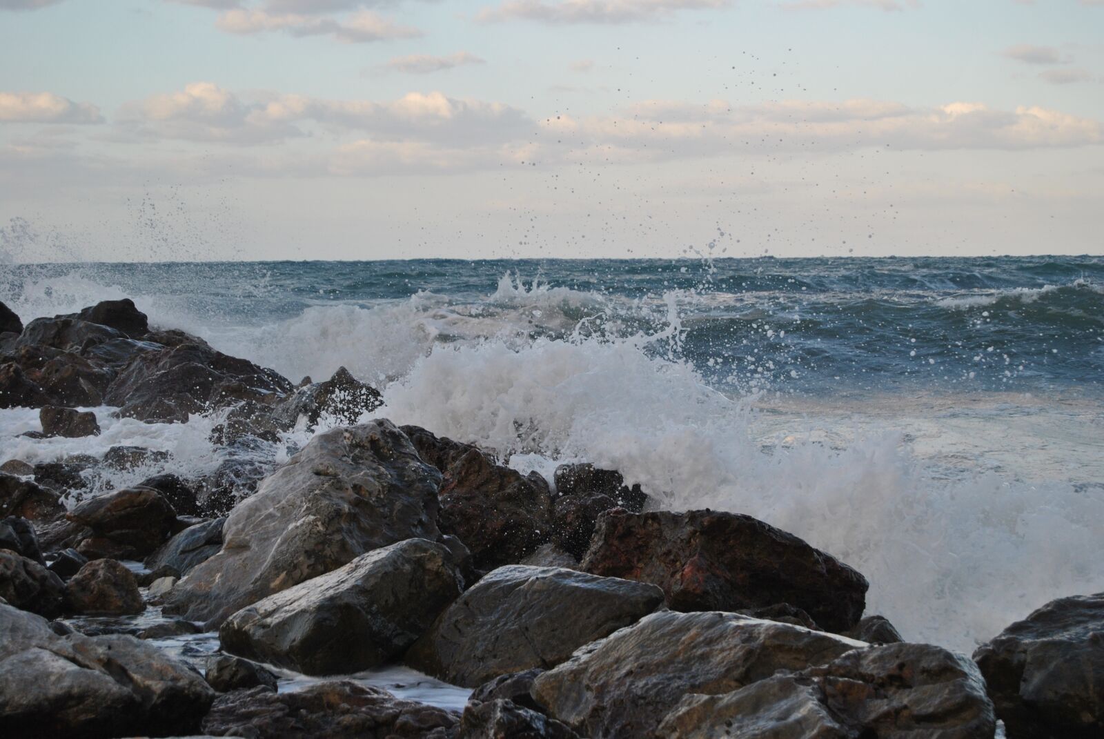 Nikon D3000 sample photo. Crete, greece, rock photography