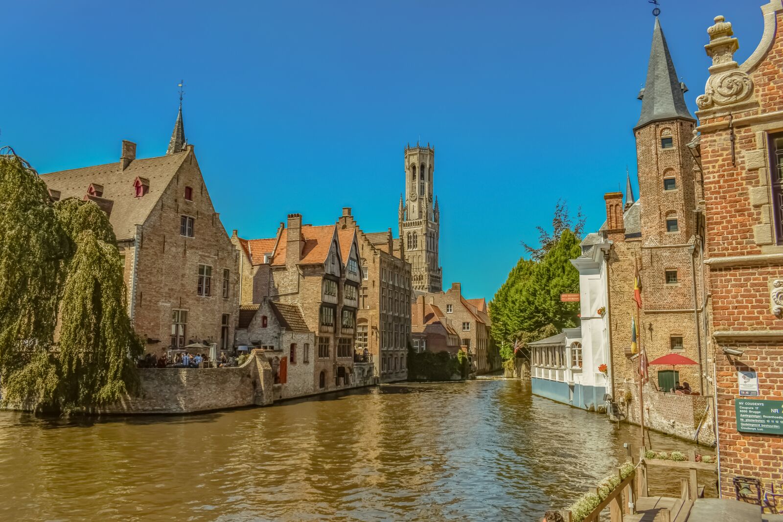Nikon D3300 sample photo. Belgium, brugge, canal photography