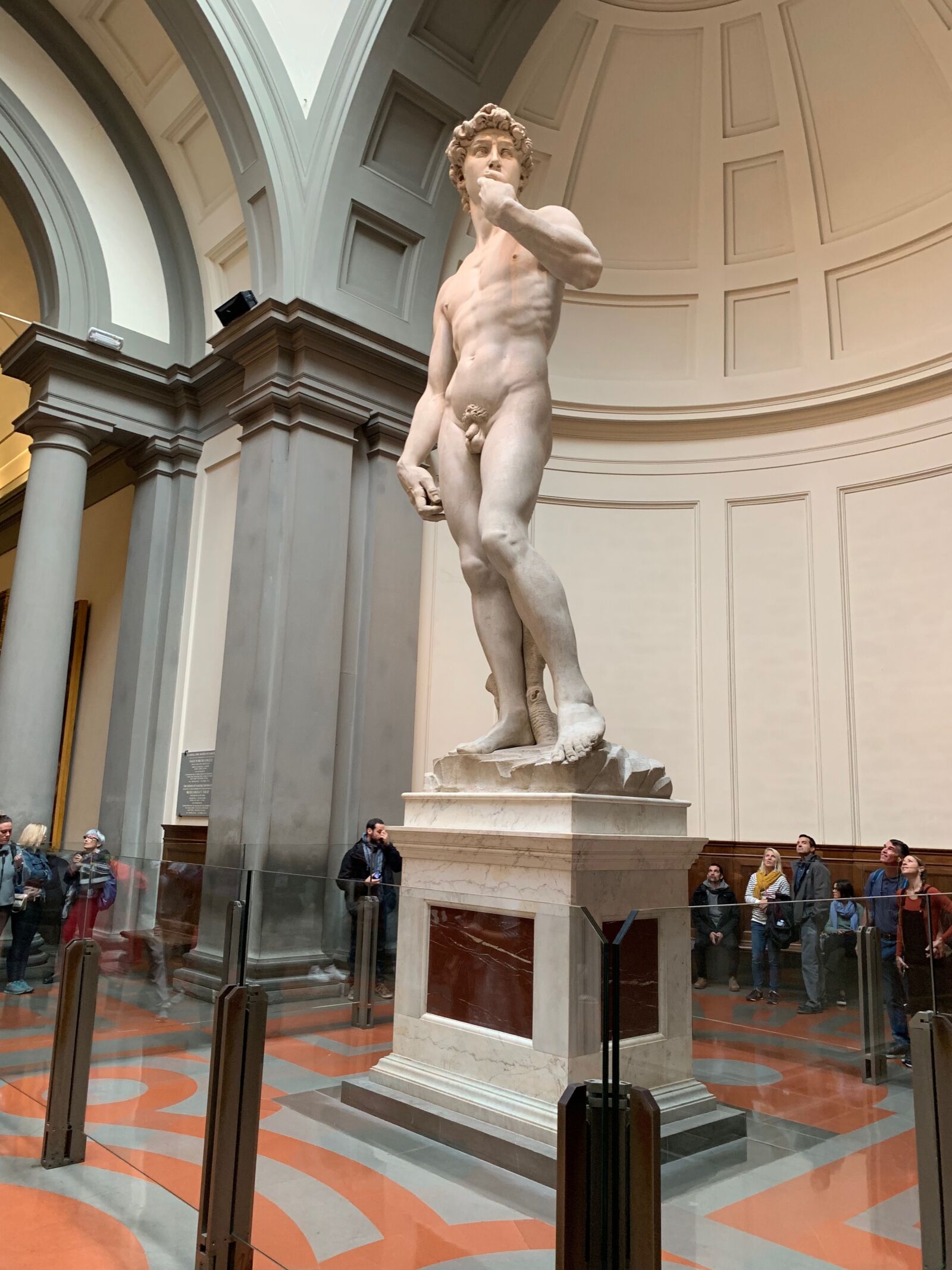 Apple iPhone XR sample photo. Statue, david, florence photography