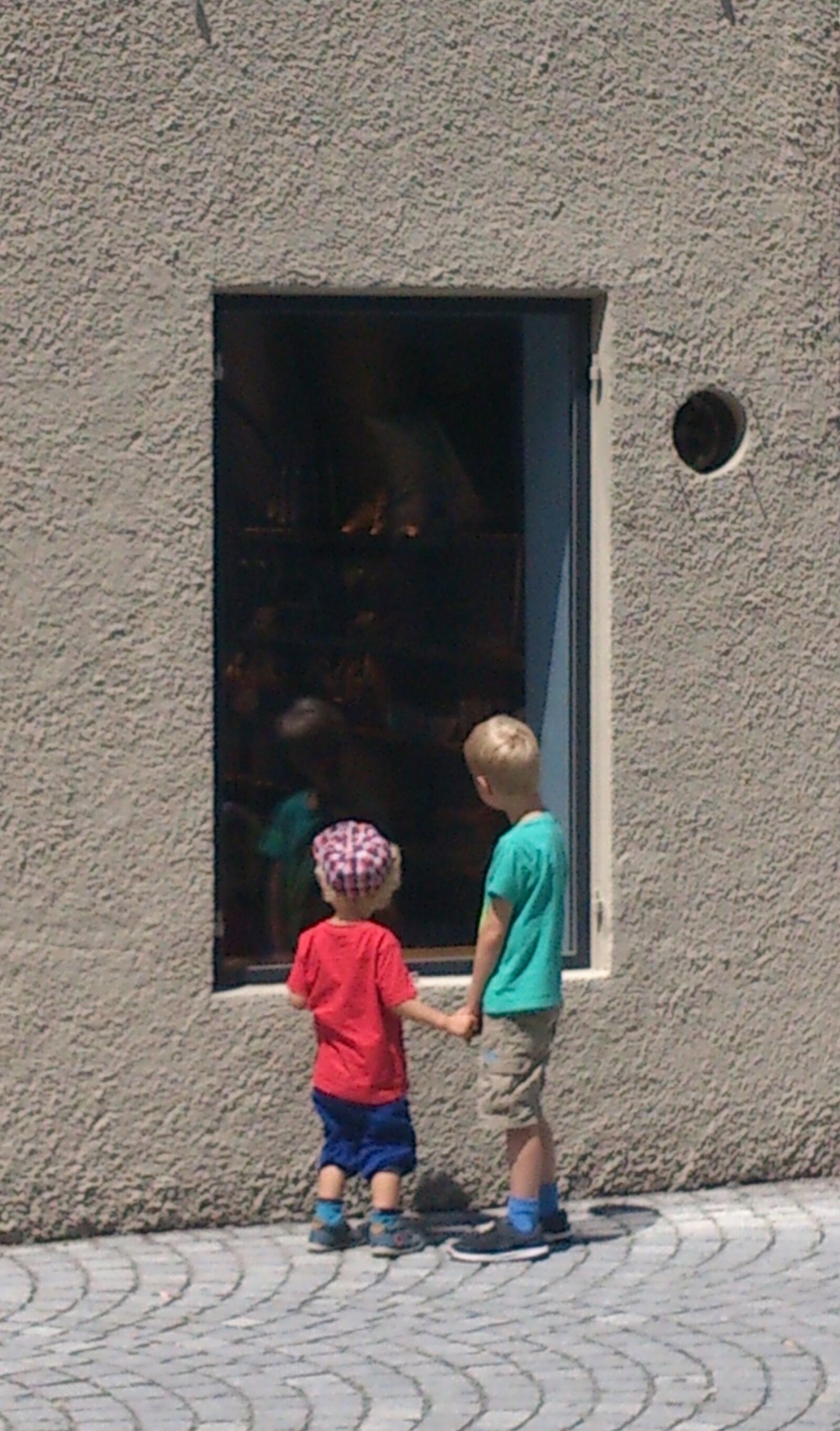 Sony Xperia T sample photo. Brothers, children, window photography