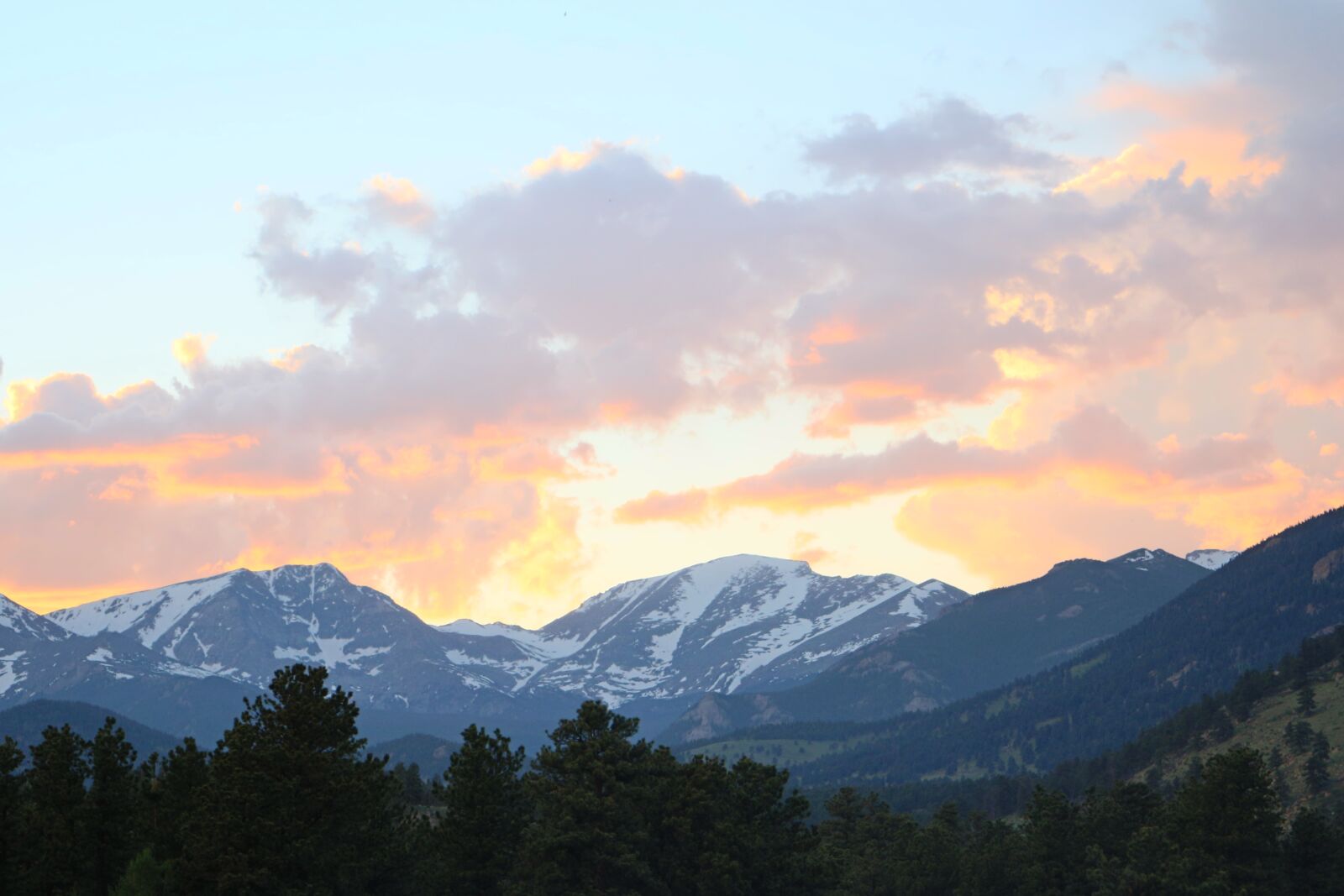 Canon EOS M sample photo. Colorado, rocky mountain, sunset photography