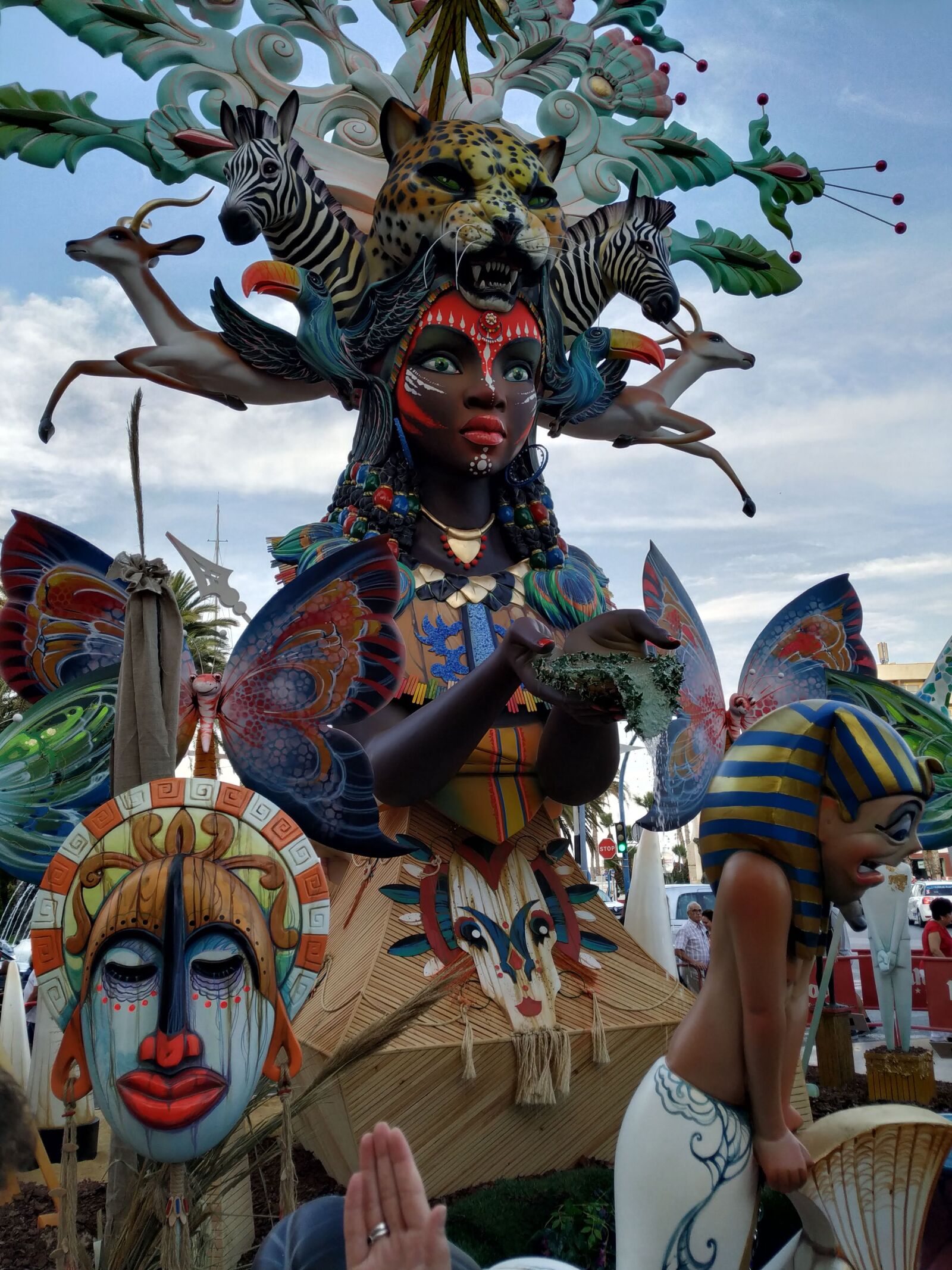Xiaomi Mi A2 sample photo. Fiesta de hogueras, alicante photography