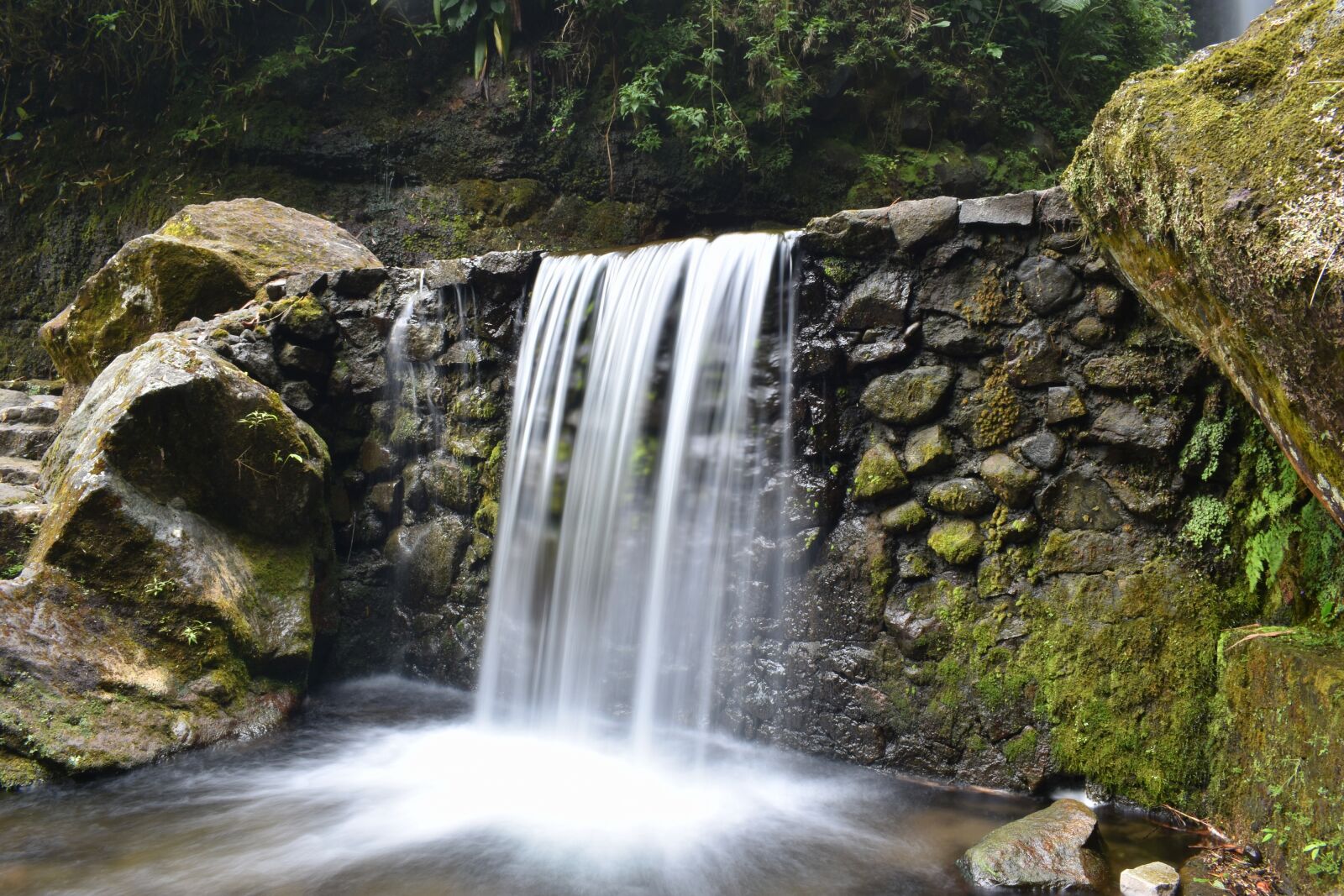 Nikon D3400 sample photo. Waterfall, cascade, landscape photography