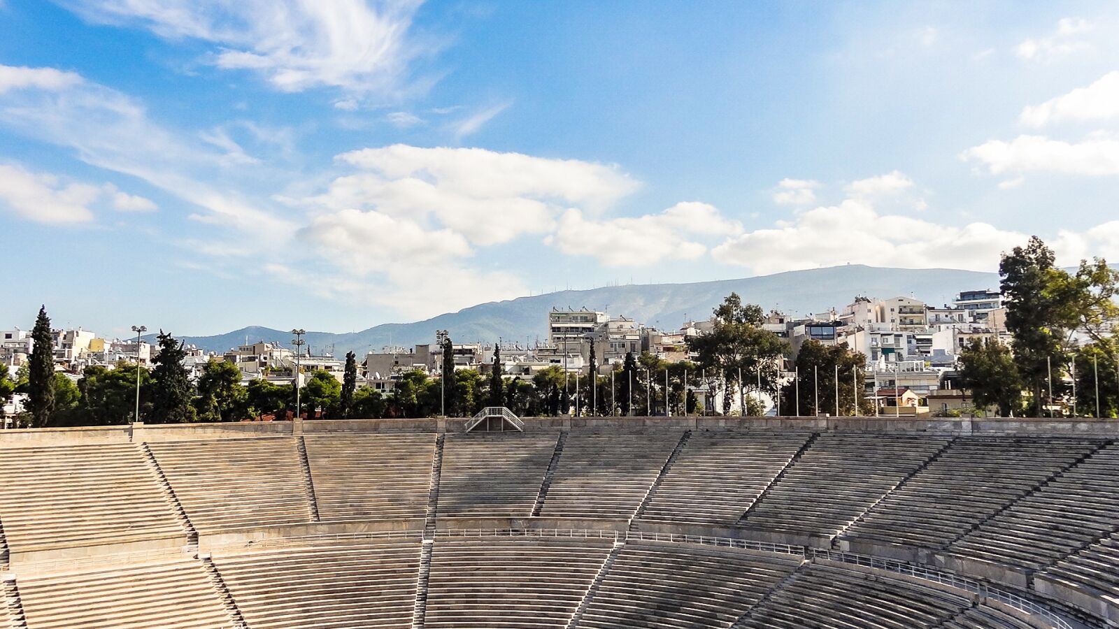 Sony Cyber-shot DSC-HX9V sample photo. Greece, athens, lines photography