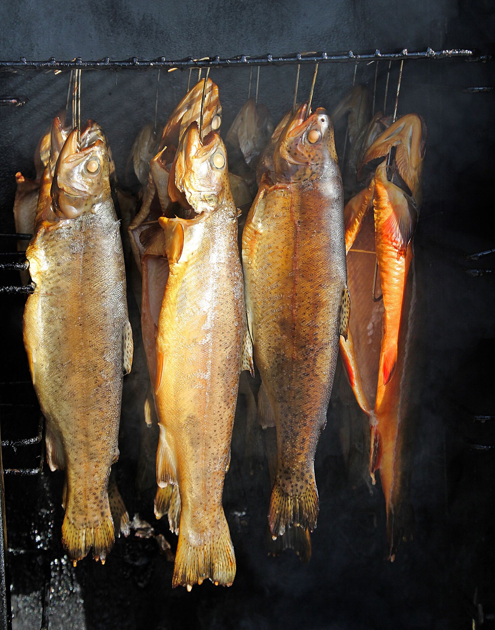 Canon EOS 60D + Canon EF 24-105mm F4L IS USM sample photo. Fish, smoked fish, eat photography