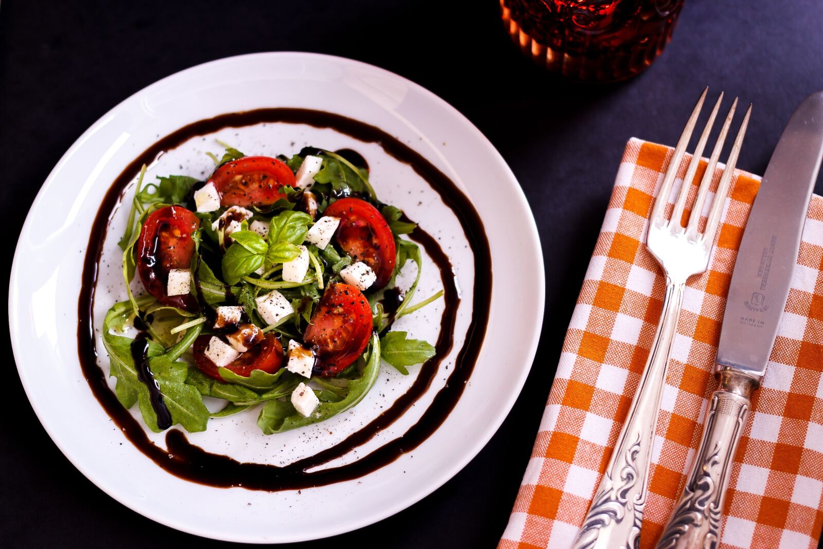 Canon EF 40mm F2.8 STM sample photo. Tomato mozzarella, mozzarella, mozzarella photography