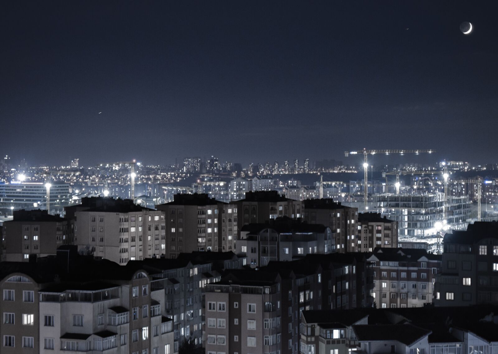 Nikon D3300 sample photo. Moon, dark, night photography