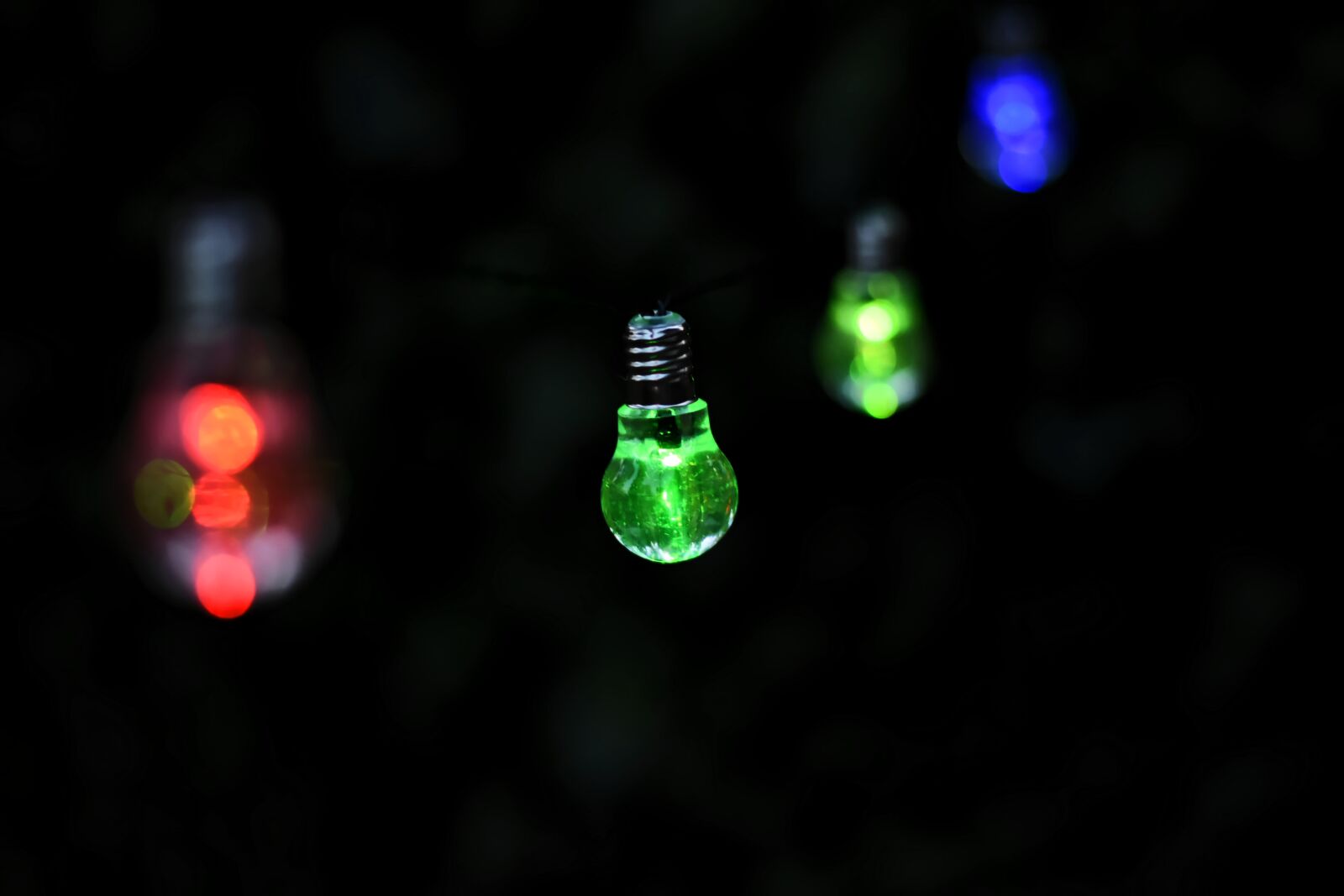 Nikon D7200 sample photo. Lichterkette, light bulbs, colorful photography