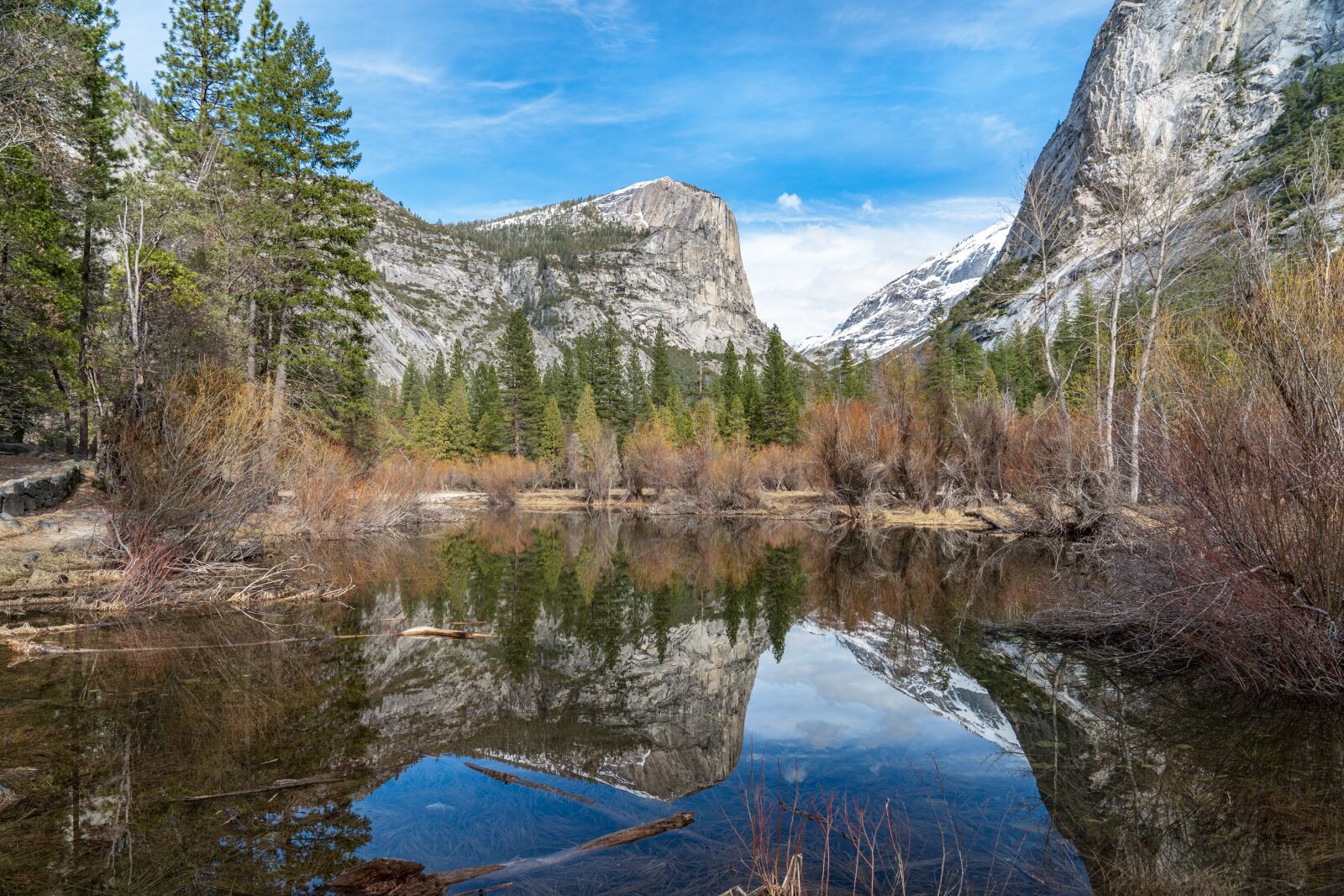 Sony a7 III + Sony FE 24-70mm F2.8 GM sample photo. Yosemite, lake, mirror lake photography