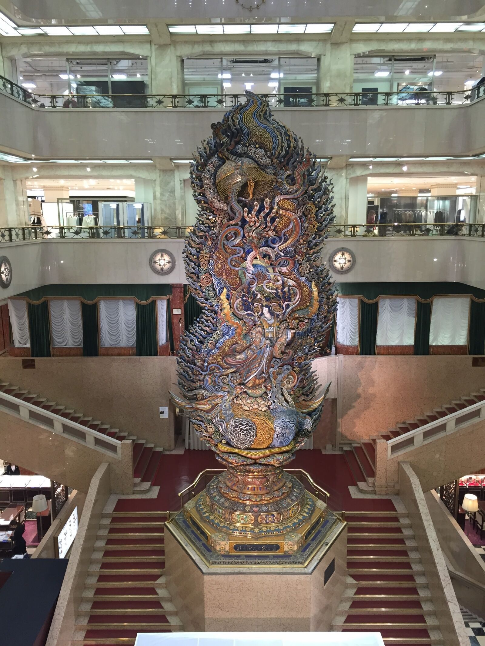 Apple iPhone 6 sample photo. Mitsukoshi ltd, blow-by, stairs photography