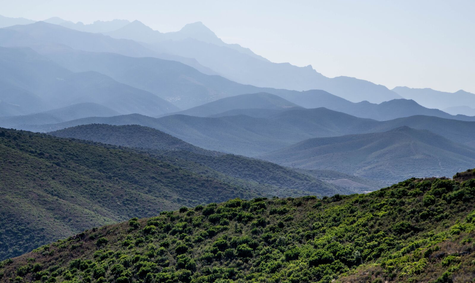 Pentax KP sample photo. Corsican, mountains, valleys photography