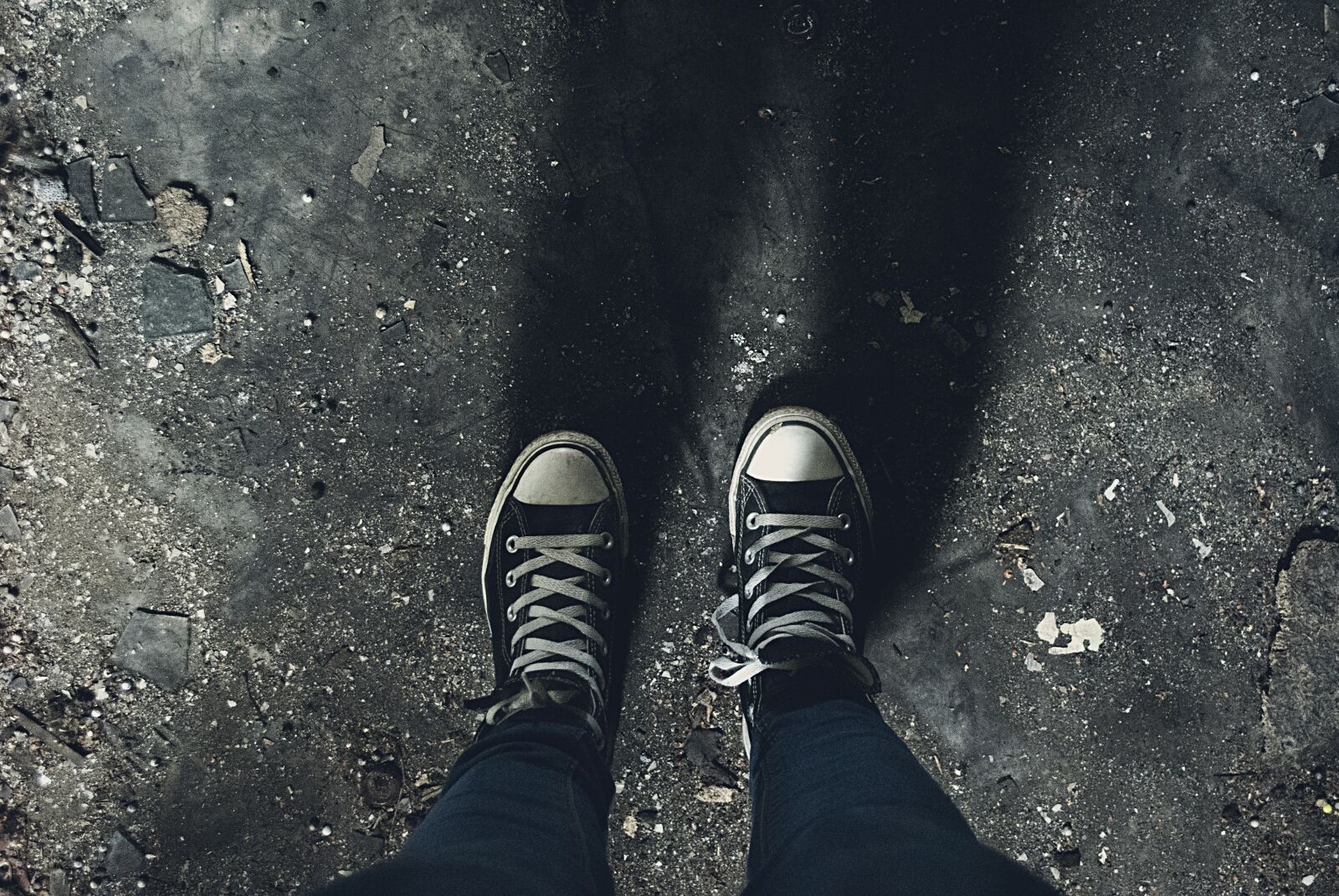 Nikon D3000 sample photo. Dark, shoes, shadow photography