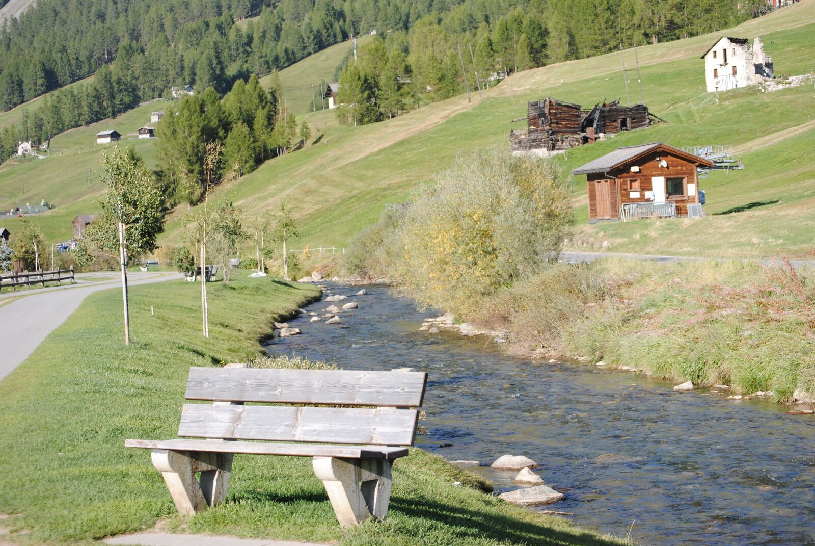 Nikon D3000 sample photo. River, livigno, mountain photography