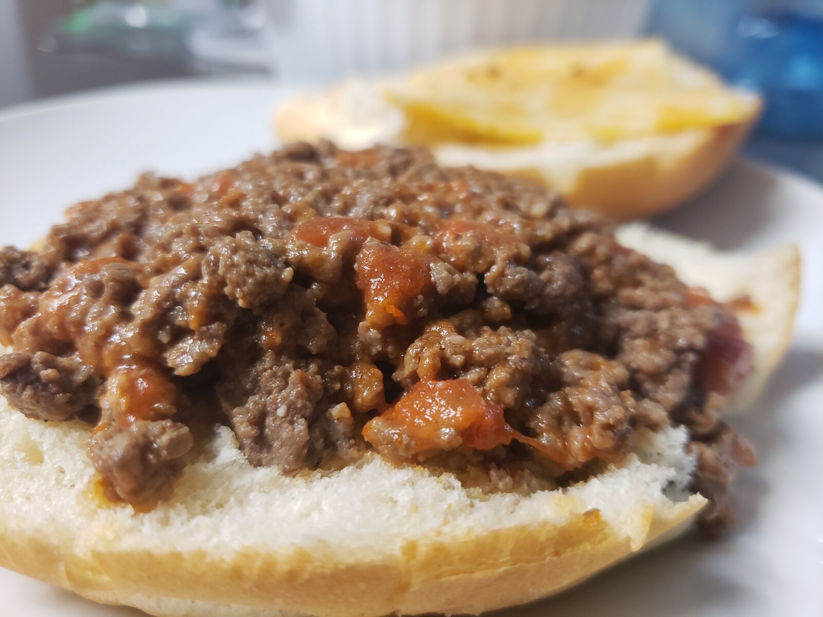 Samsung Galaxy S9 sample photo. Lunch, sloppy joe, food photography